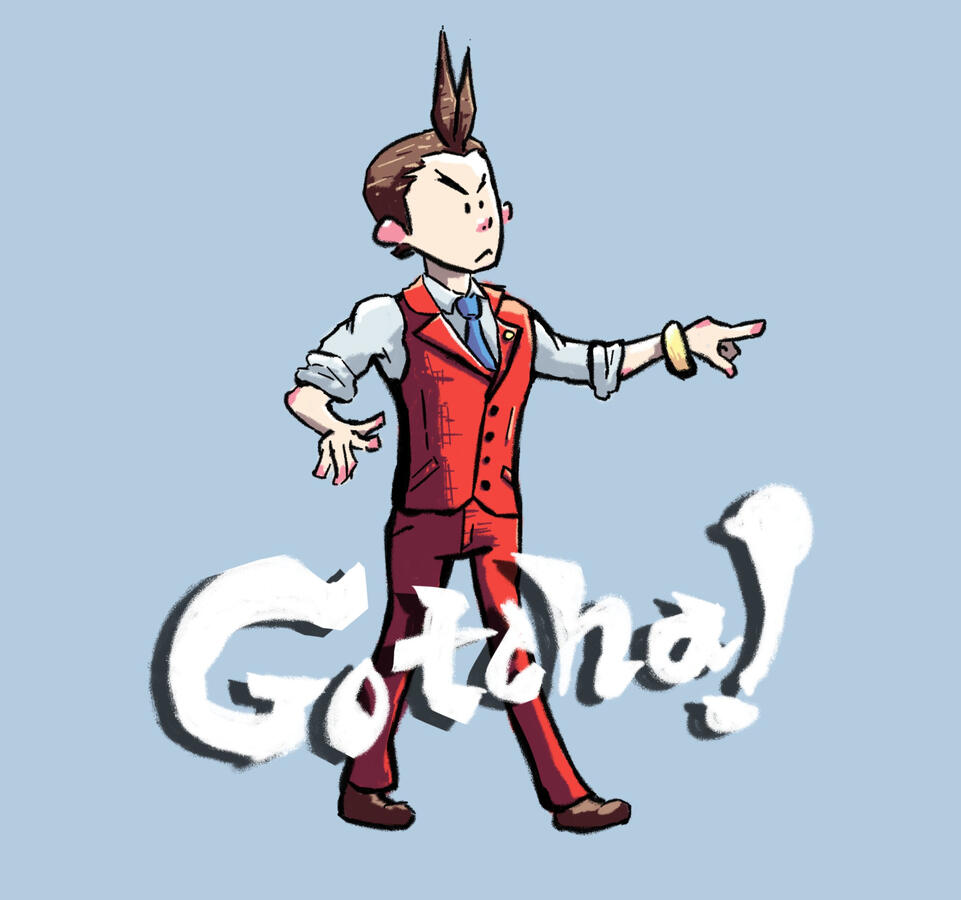 Apollo Justice from Ace Attorney