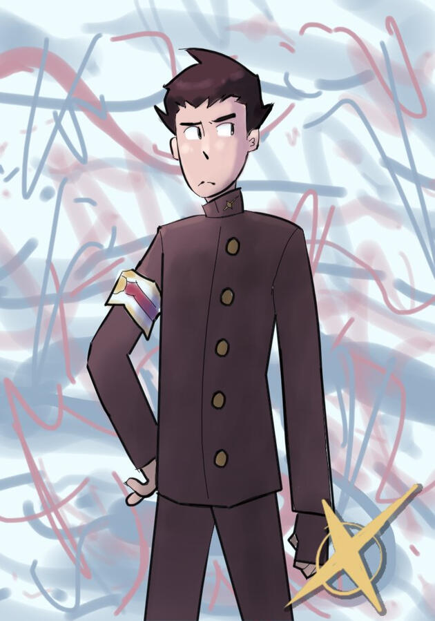 Ryuunosuke Naruhodo from The Great Ace Attorney Chronicles