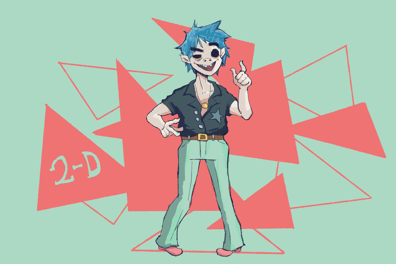 2D from Gorillaz
